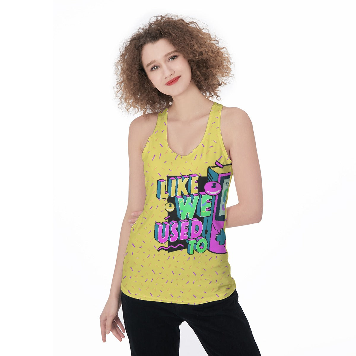 All-Over Print Women's Racerback Tank Top