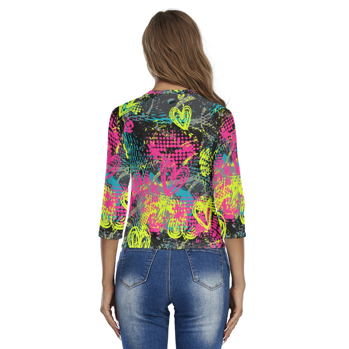 All-Over Print Women's Raglan Sleeves T-shirts