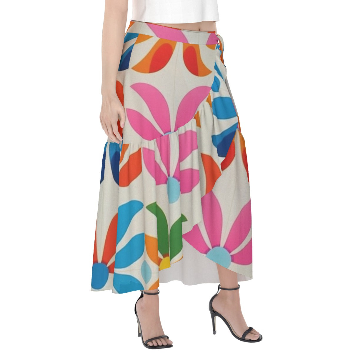 All-Over Print Women's Wrap Skirt