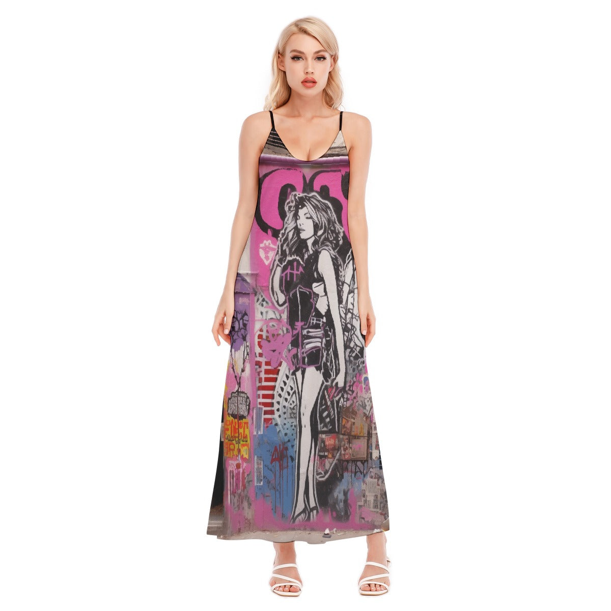 All-Over Print Women's Sling Dress