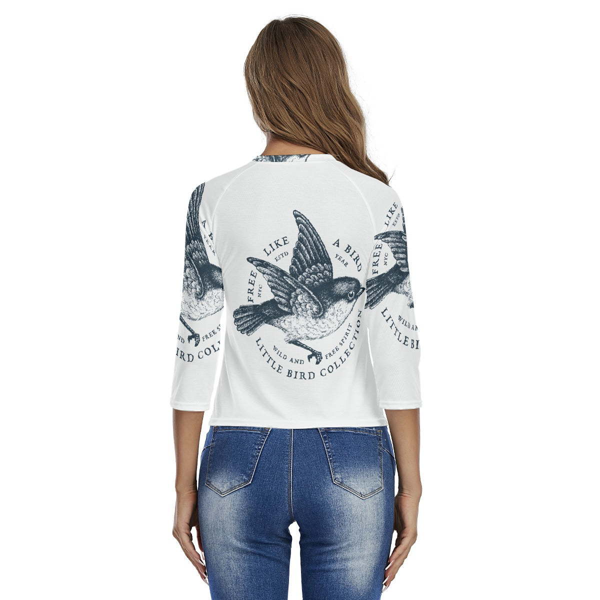 All-Over Print Women's Raglan Sleeves T-shirts
