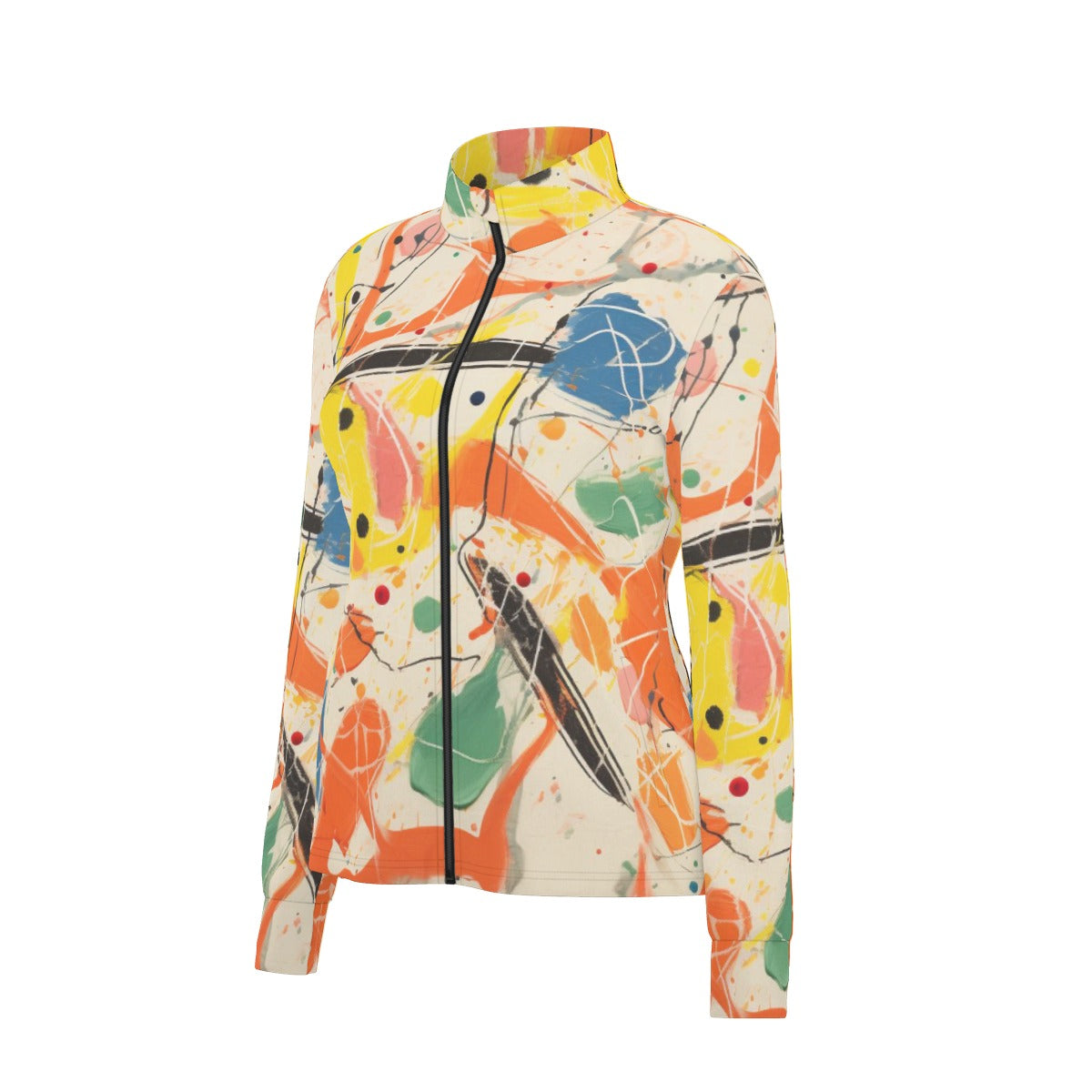 All-Over Print Women's Long Sleeve Thumbhole Jacket
