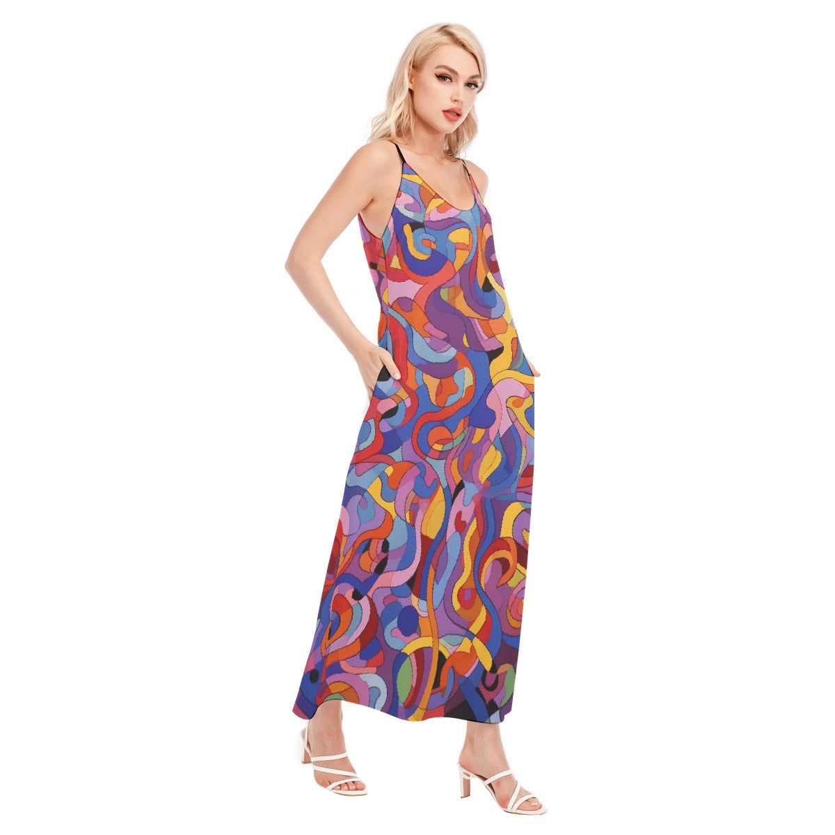 All-Over Print Women's Sling Dress