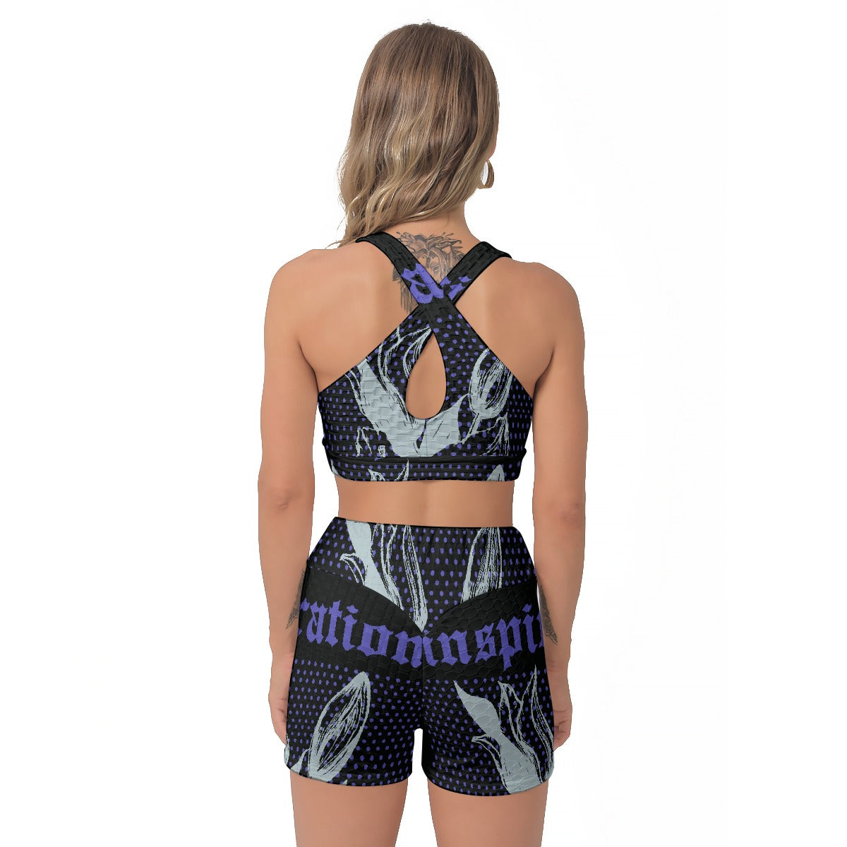 All-Over Print Women's Sports Bra Suit