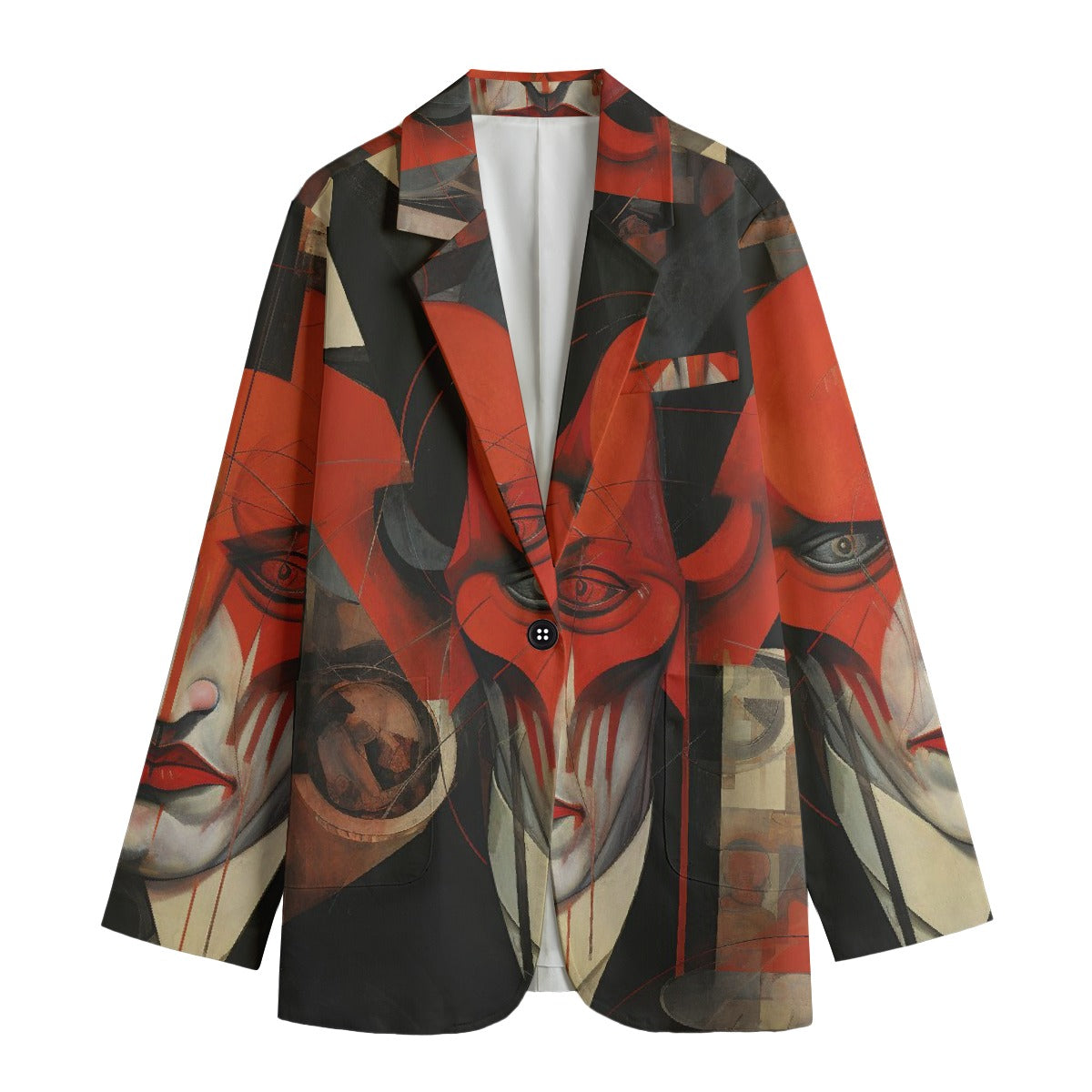 All-Over Print Women's Leisure Blazer
