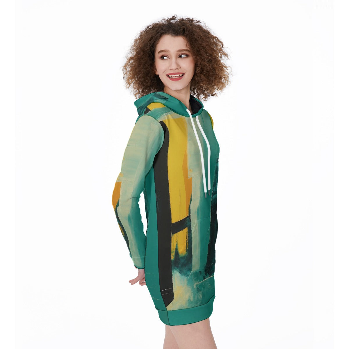 All-Over Print Women's Long Hoodie
