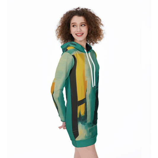 All-Over Print Women's Long Hoodie