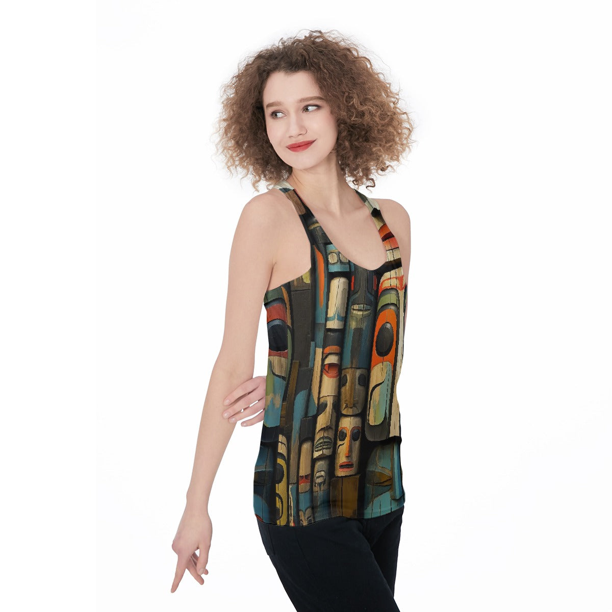 All-Over Print Women's Racerback Tank Top