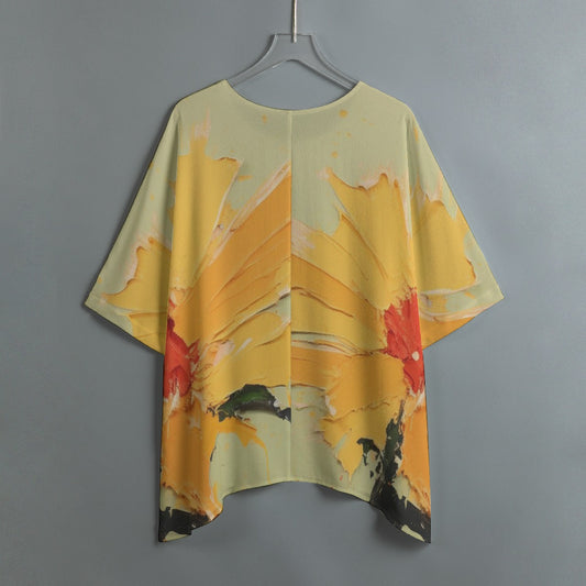 All-Over Print Women's Bat Sleeve Shirt