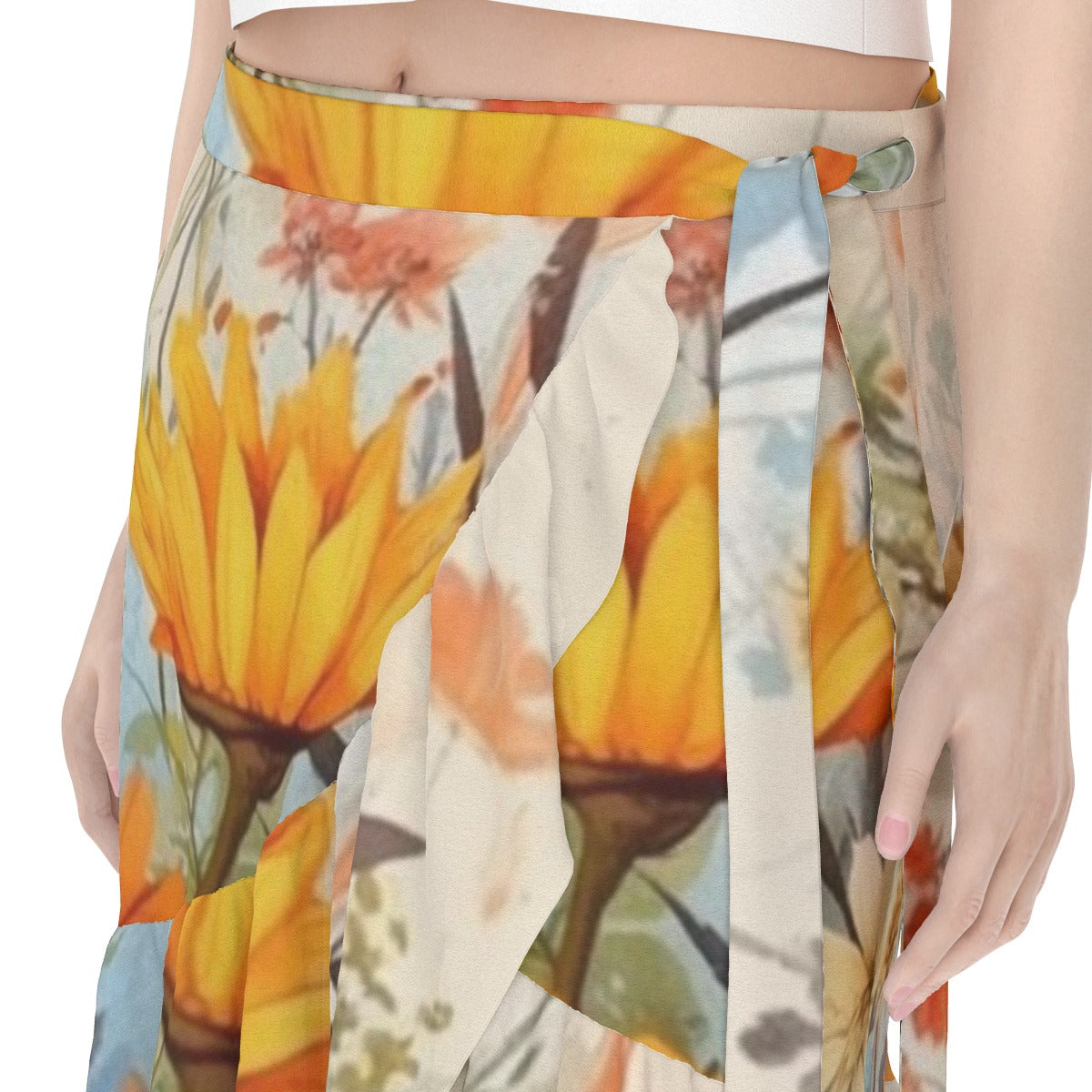 All-Over Print Women's Wrap Skirt