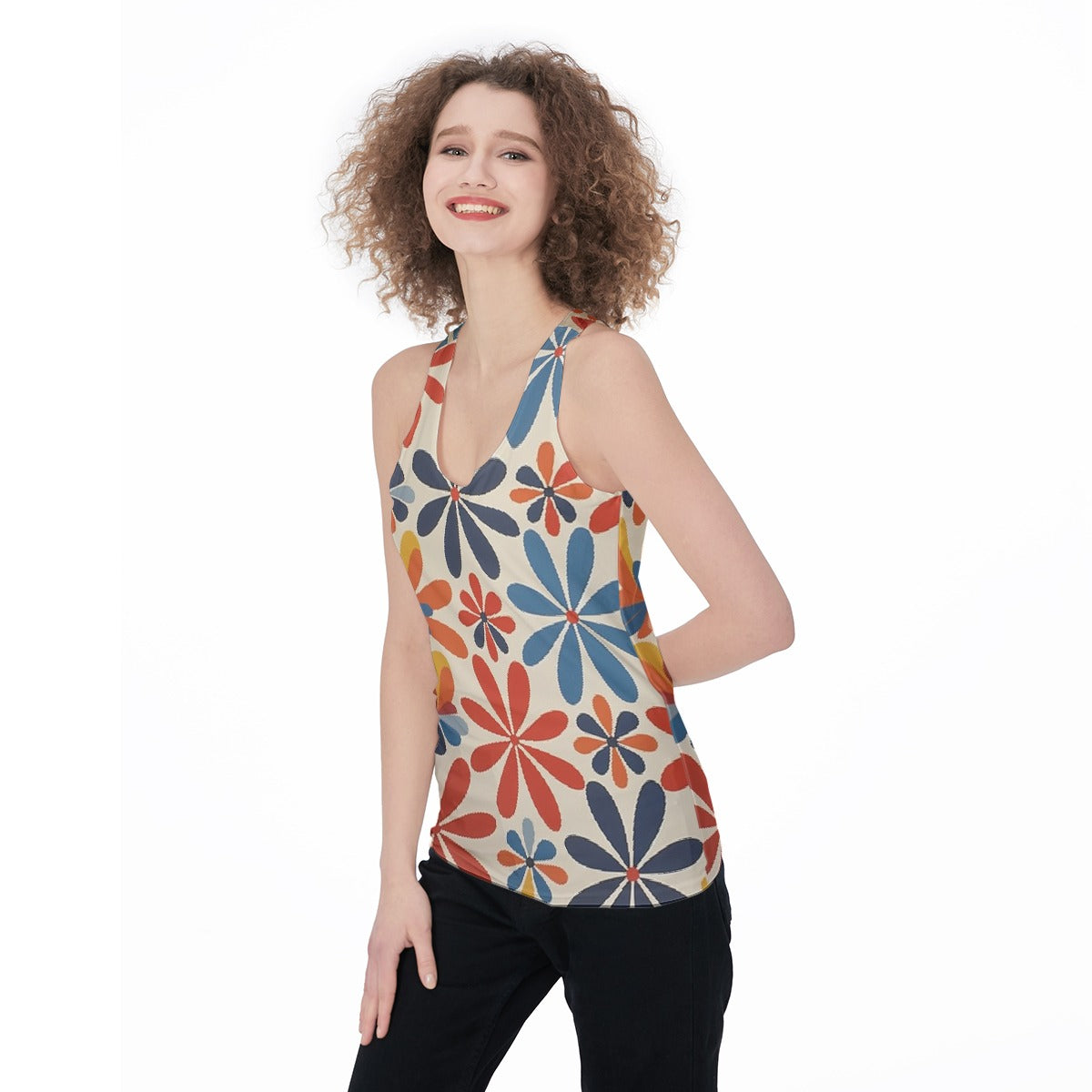 All-Over Print Women's Racerback Tank Top