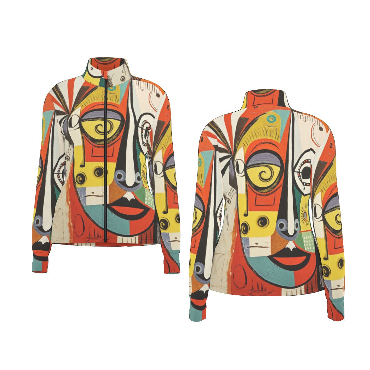 All-Over Print Women's Long Sleeve Thumbhole Jacket