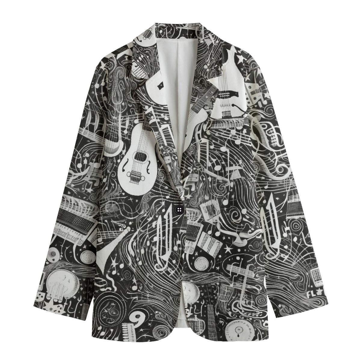 All-Over Print Women's Leisure Blazer