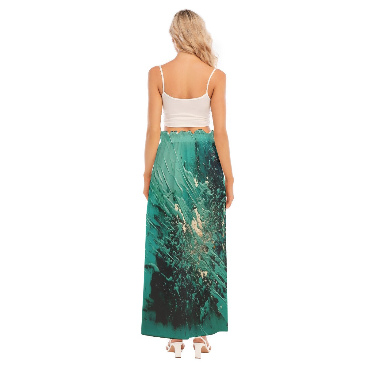 All-Over Print Women's Side Split Skirt
