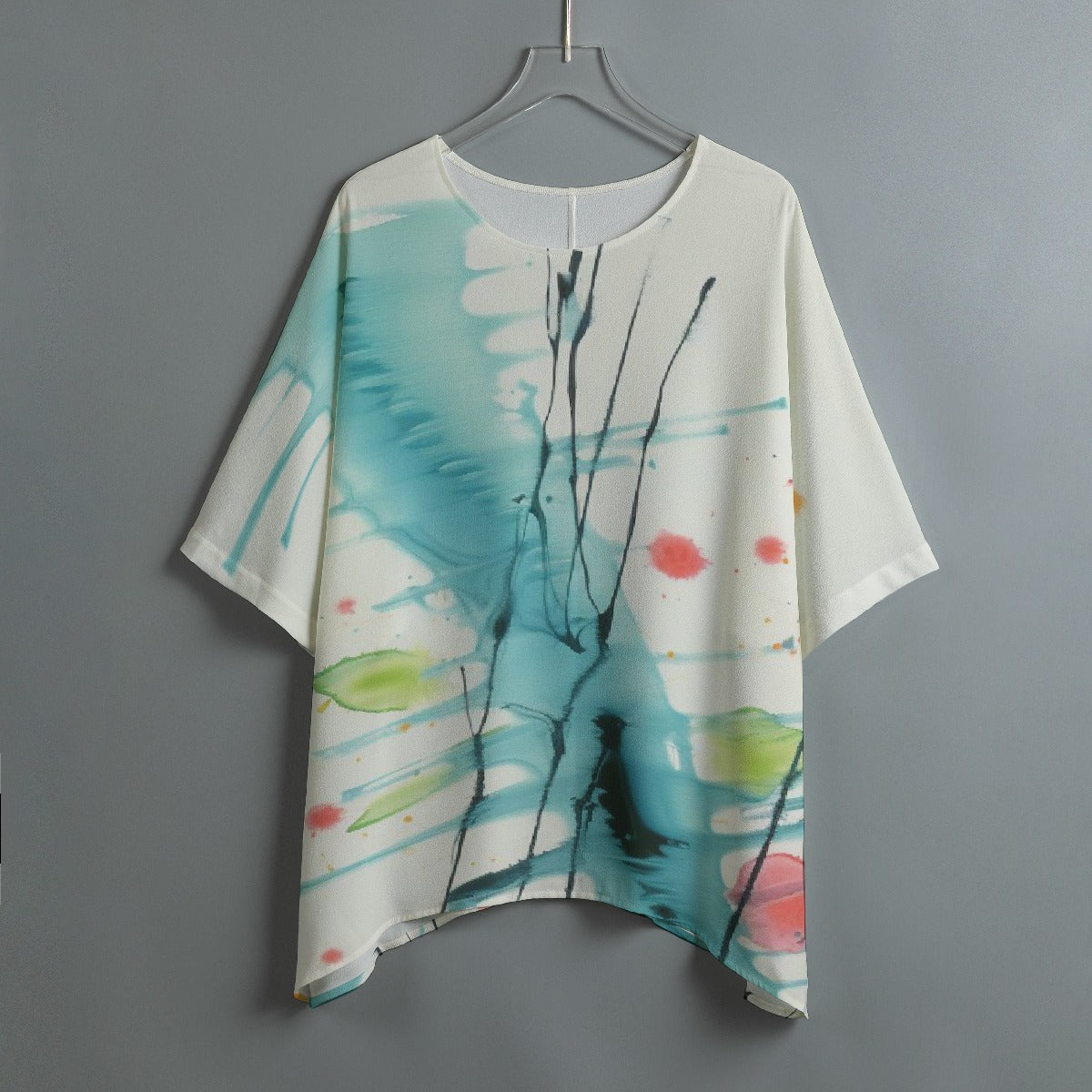 All-Over Print Women's Bat Sleeve Shirt