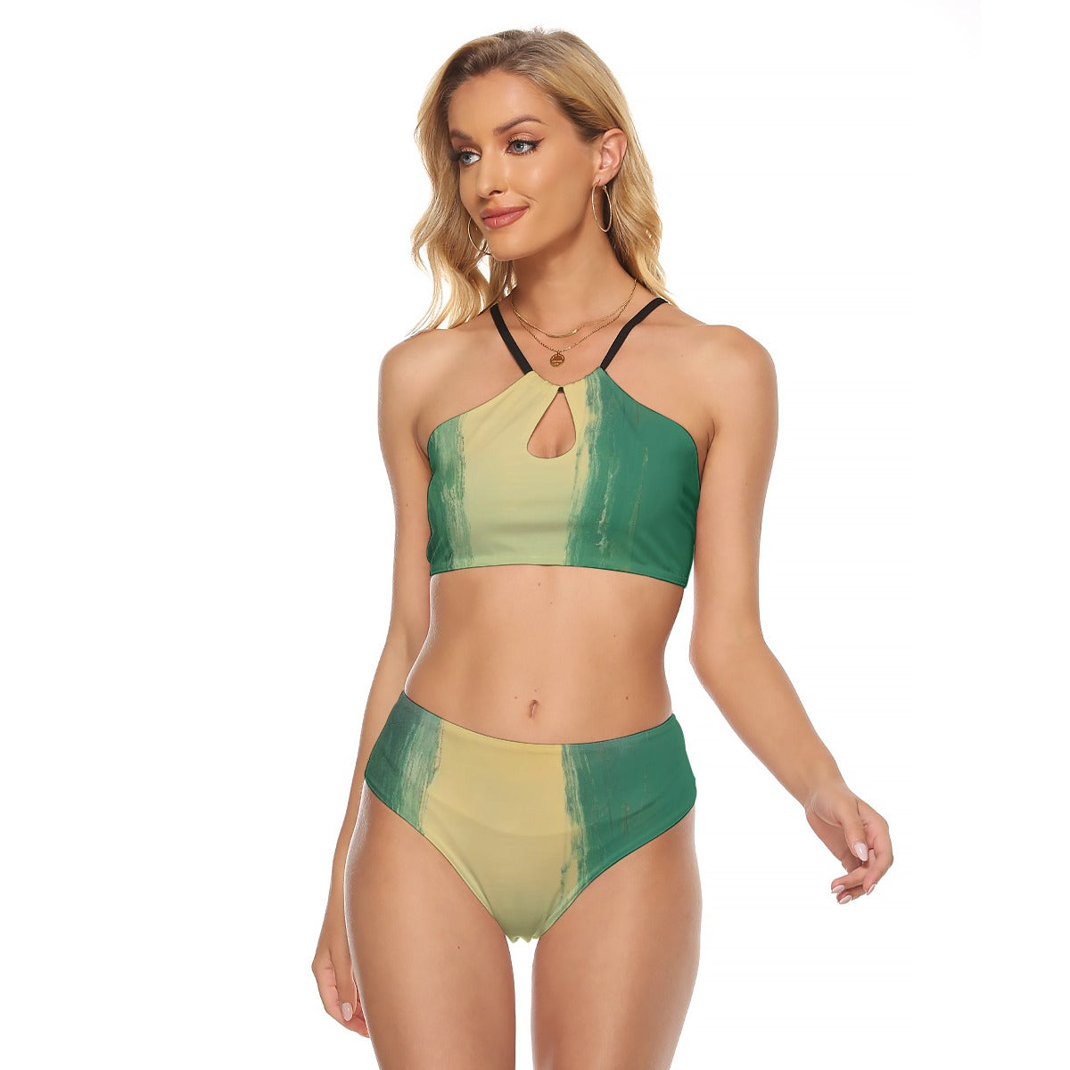 All-Over Print Women's Cami Keyhole One-piece Swimsuit