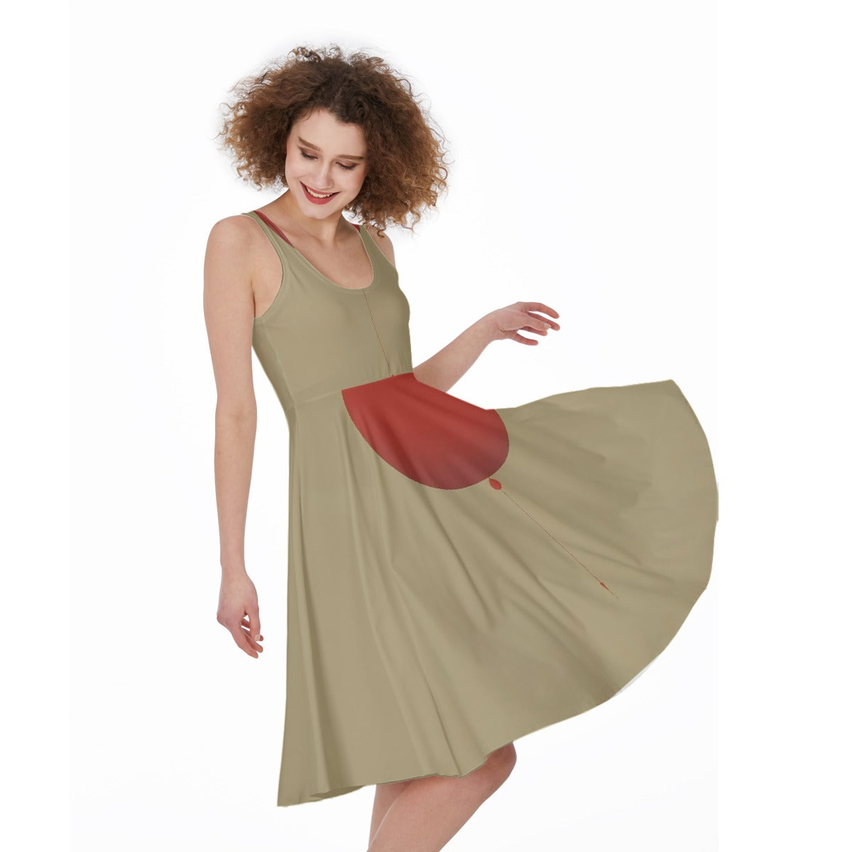 All-Over Print Women's Sleeveless Dress