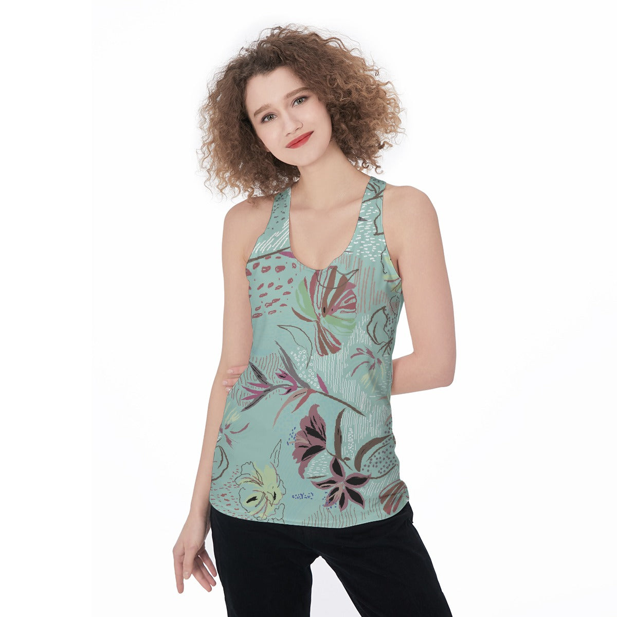 All-Over Print Women's Racerback Tank Top