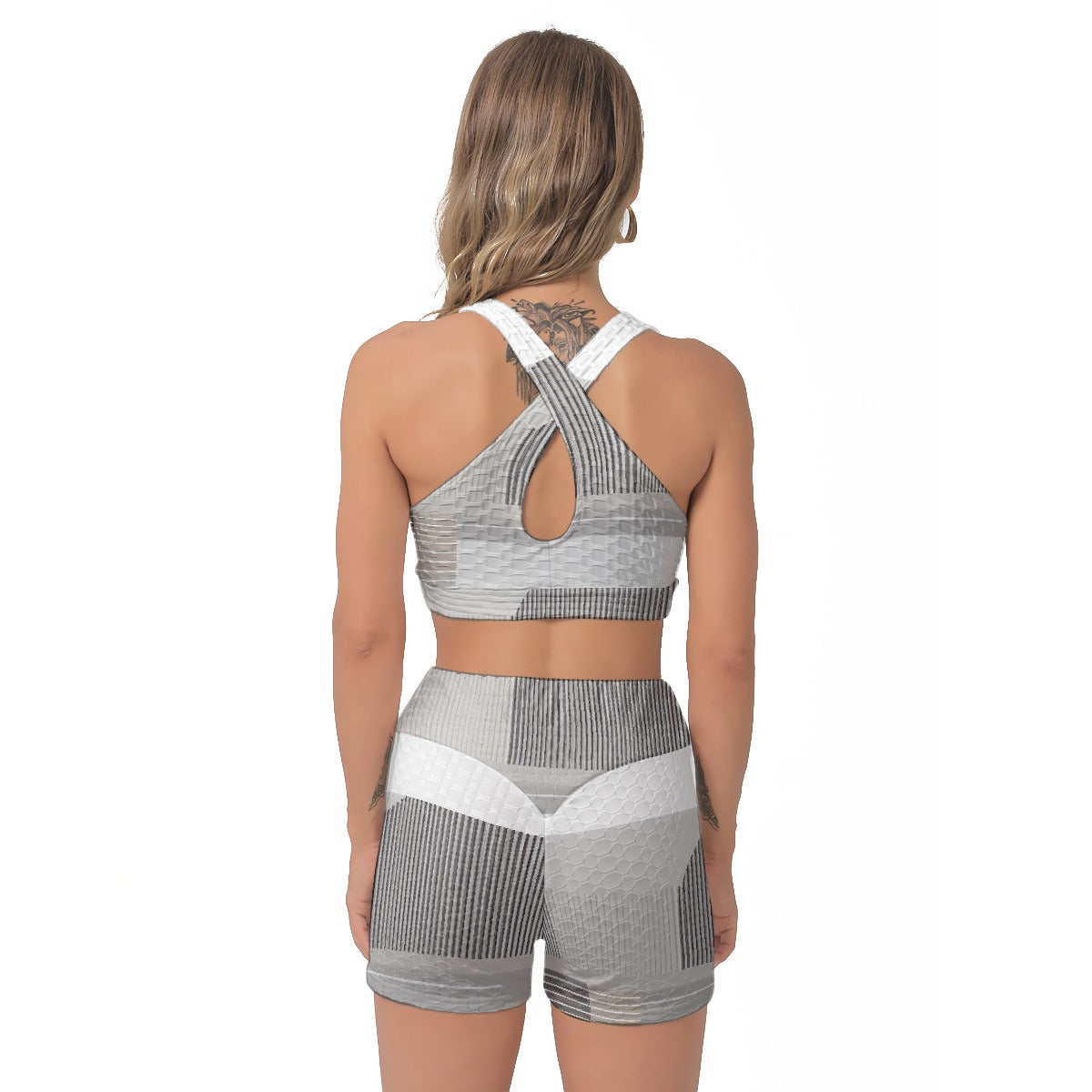 All-Over Print Women's Sports Bra Suit