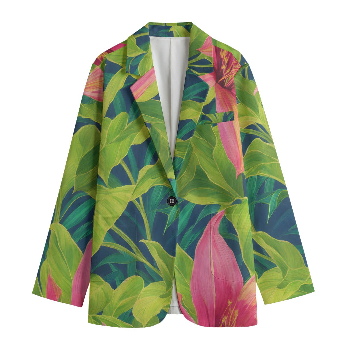 All-Over Print Women's Leisure Blazer