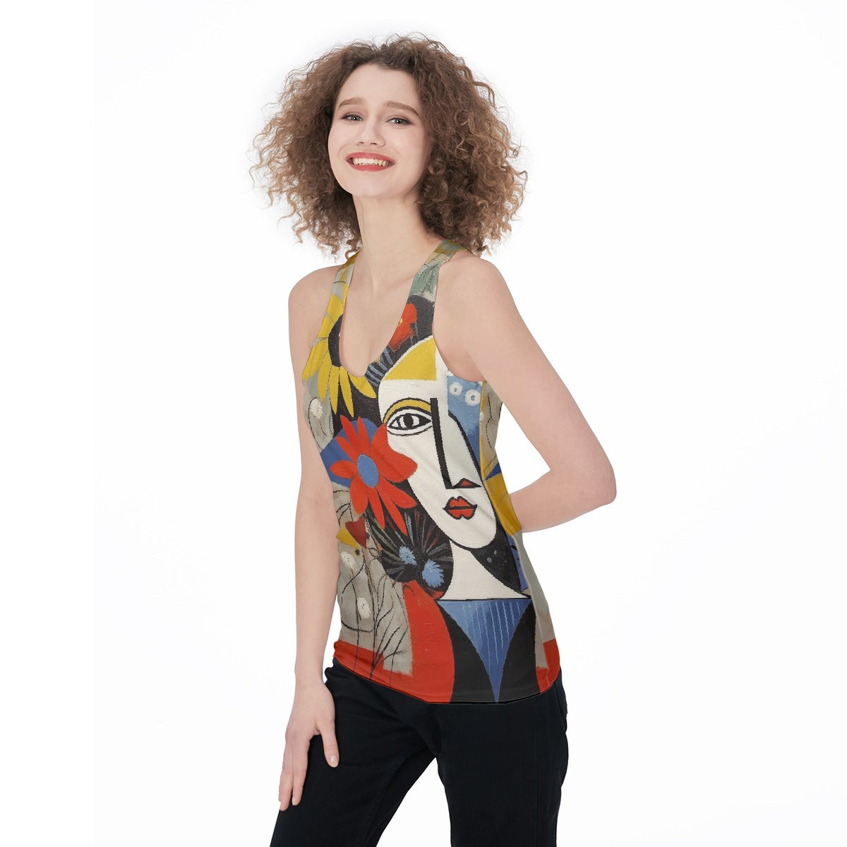 All-Over Print Women's Racerback Tank Top