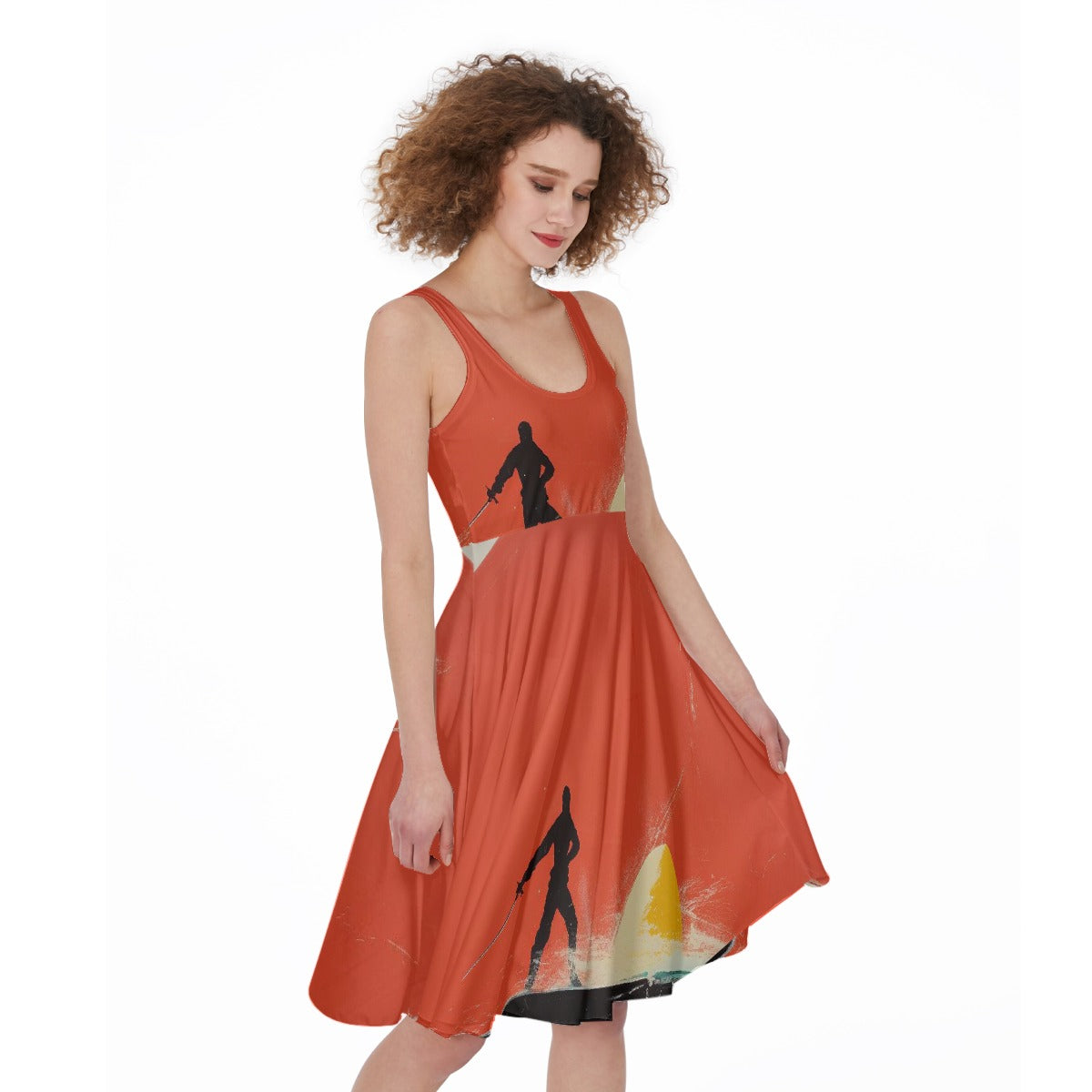 All-Over Print Women's Sleeveless Dress