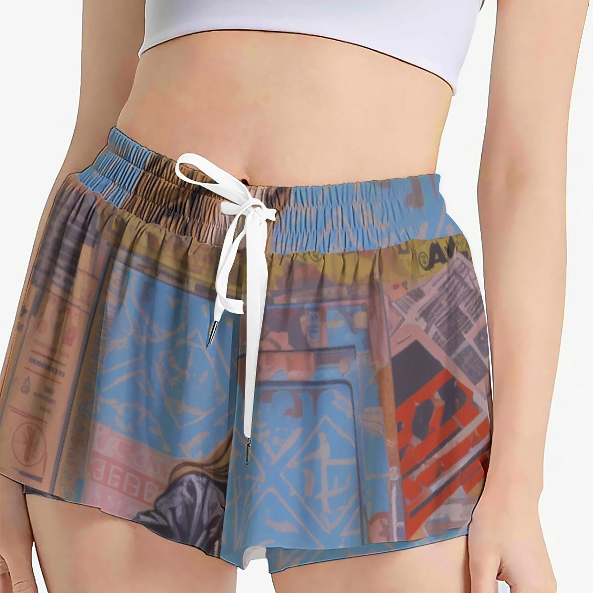 All-Over Print Women's Sport Skorts With Pocket