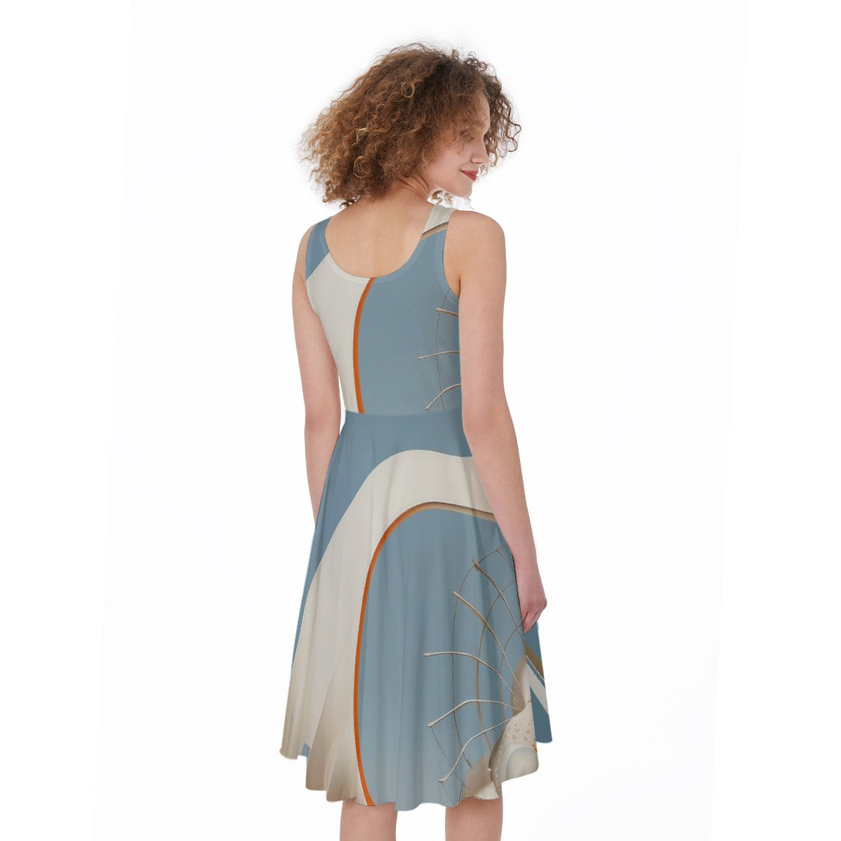 All-Over Print Women's Sleeveless Dress