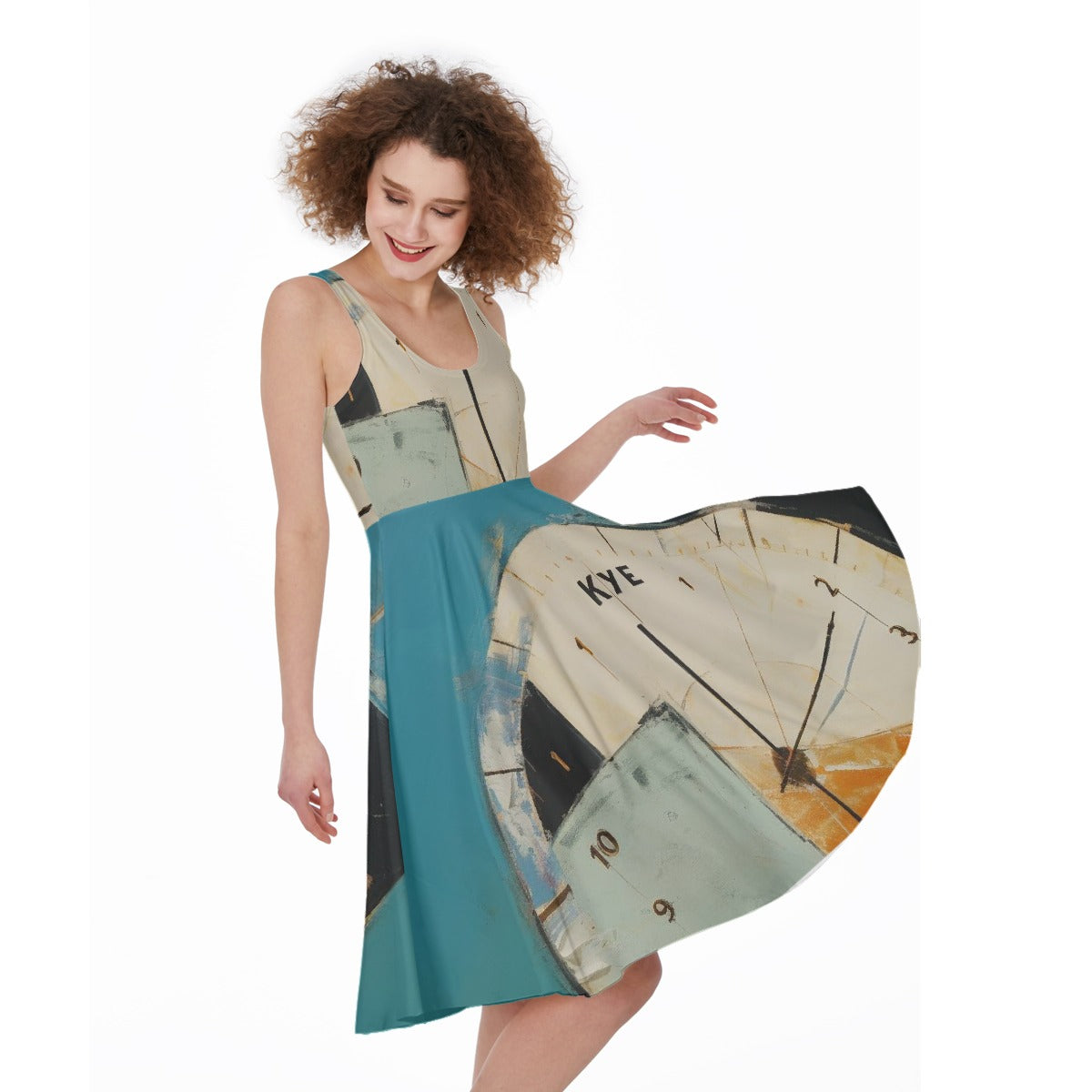All-Over Print Women's Sleeveless Dress