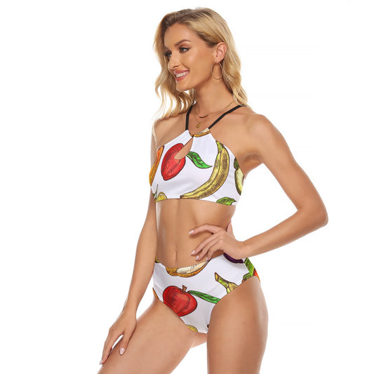 All-Over Print Women's Cami Keyhole One-piece Swimsuit