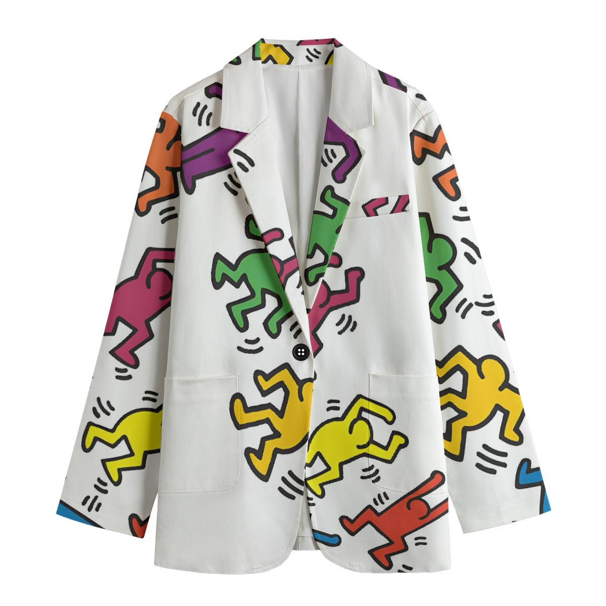 All-Over Print Women's Leisure Blazer