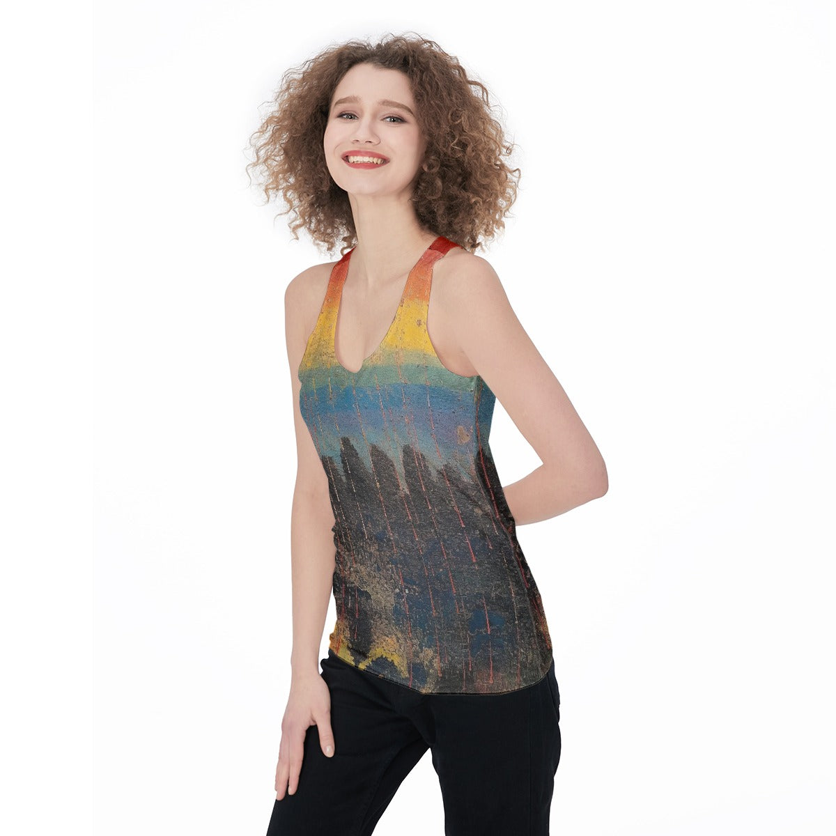 All-Over Print Women's Racerback Tank Top