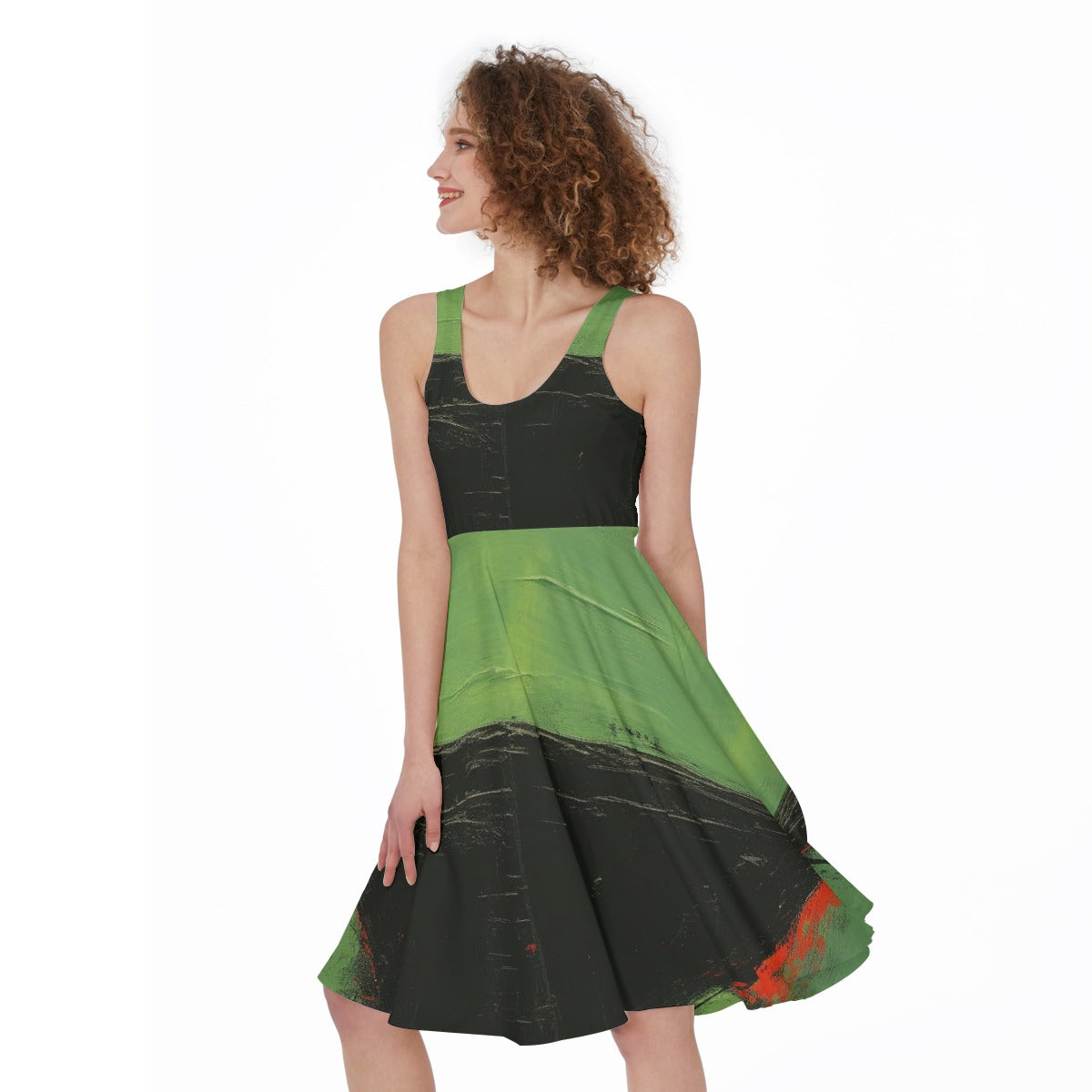 All-Over Print Women's Sleeveless Dress