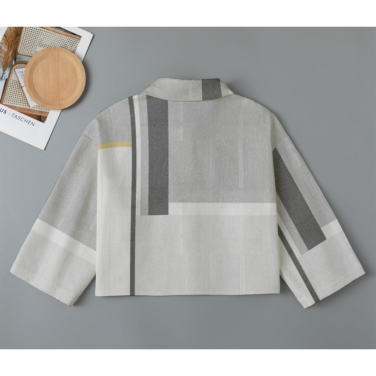 All-Over Print Women's Cropped Jacket | 245GSM Cotton
