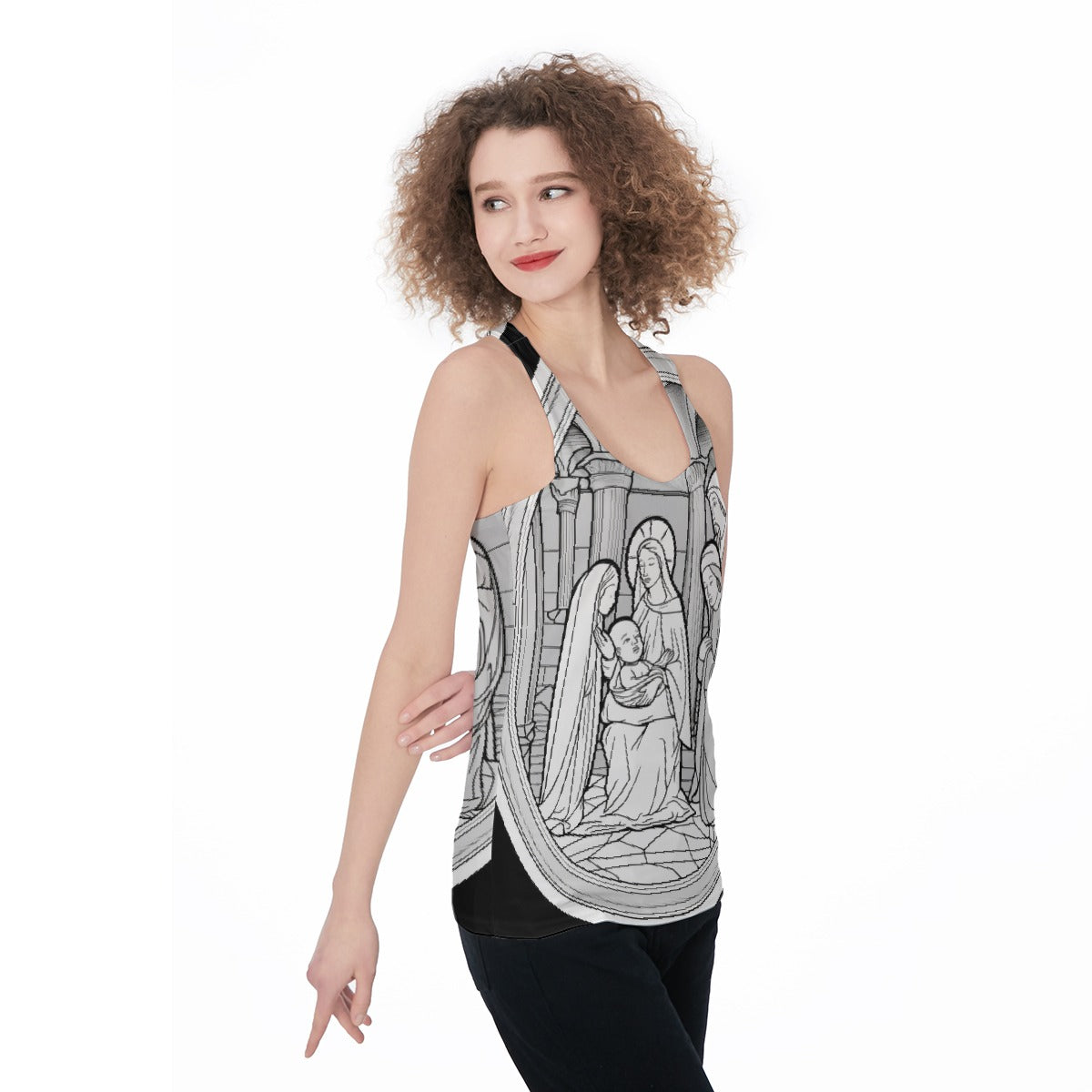 All-Over Print Women's Racerback Tank Top