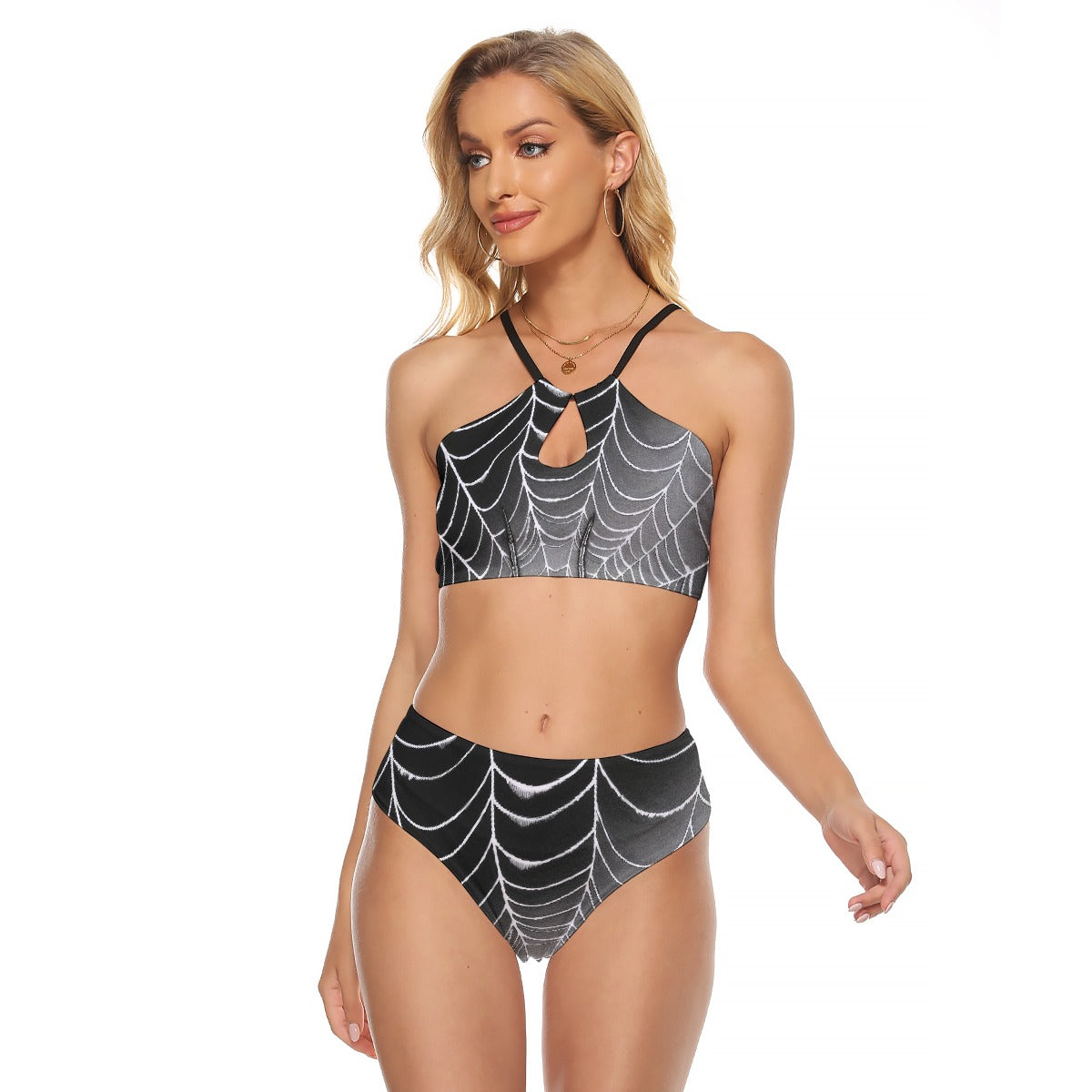 All-Over Print Women's Cami Keyhole One-piece Swimsuit