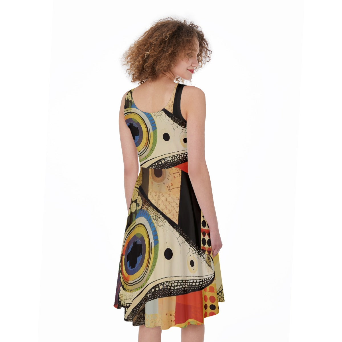 All-Over Print Women's Sleeveless Dress