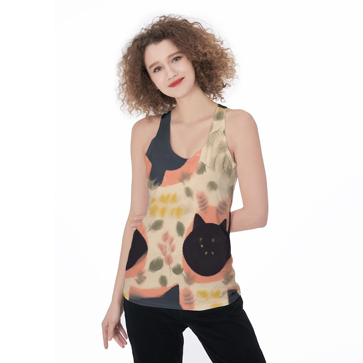 All-Over Print Women's Racerback Tank Top