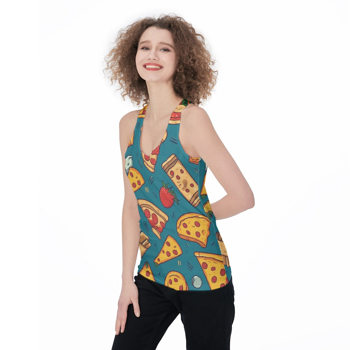 All-Over Print Women's Racerback Tank Top