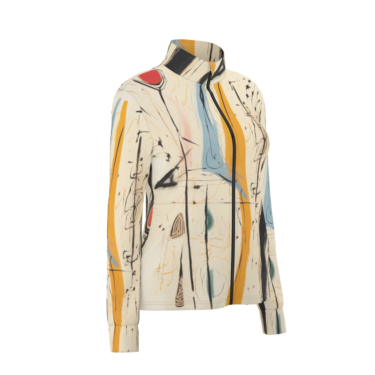 All-Over Print Women's Long Sleeve Thumbhole Jacket