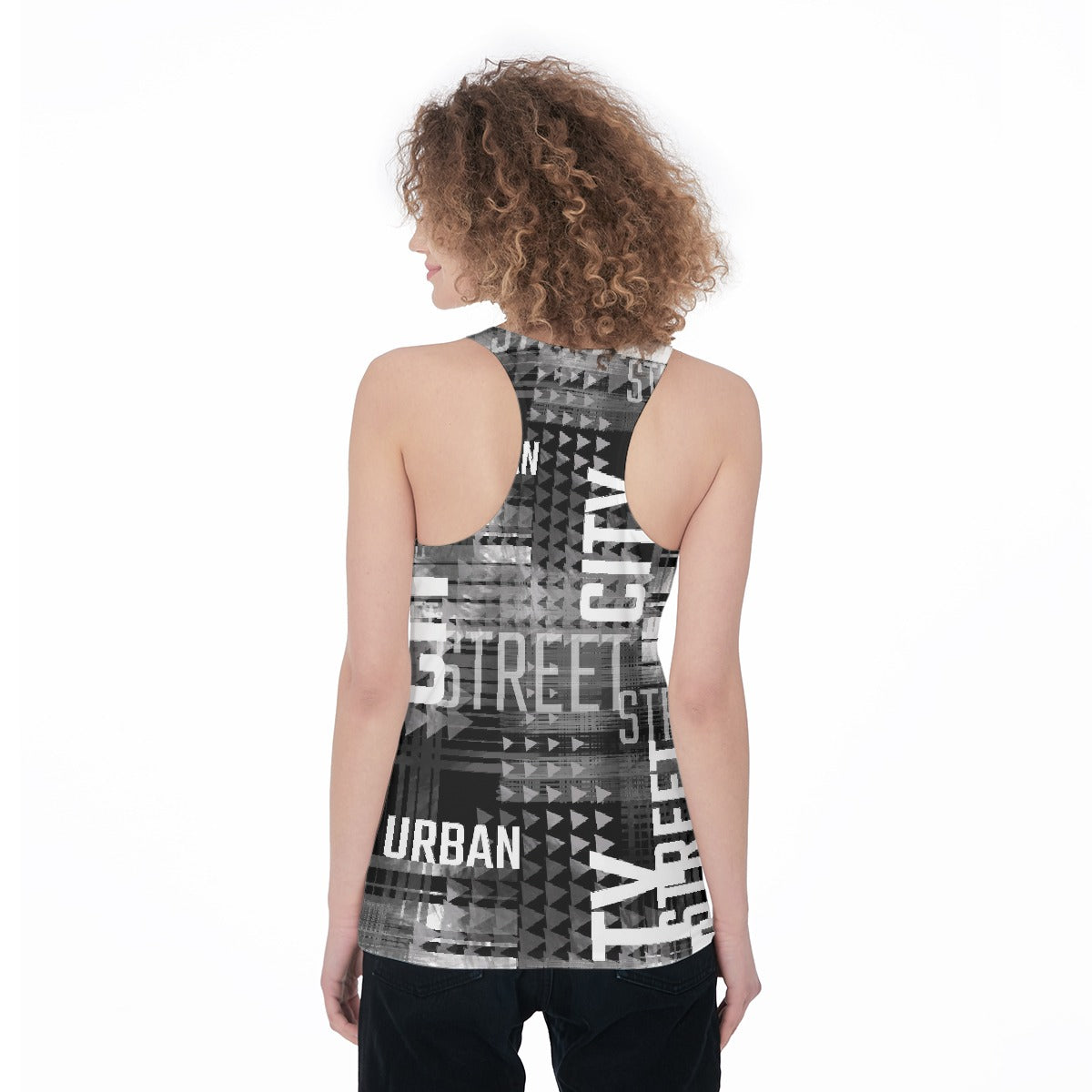 All-Over Print Women's Racerback Tank Top