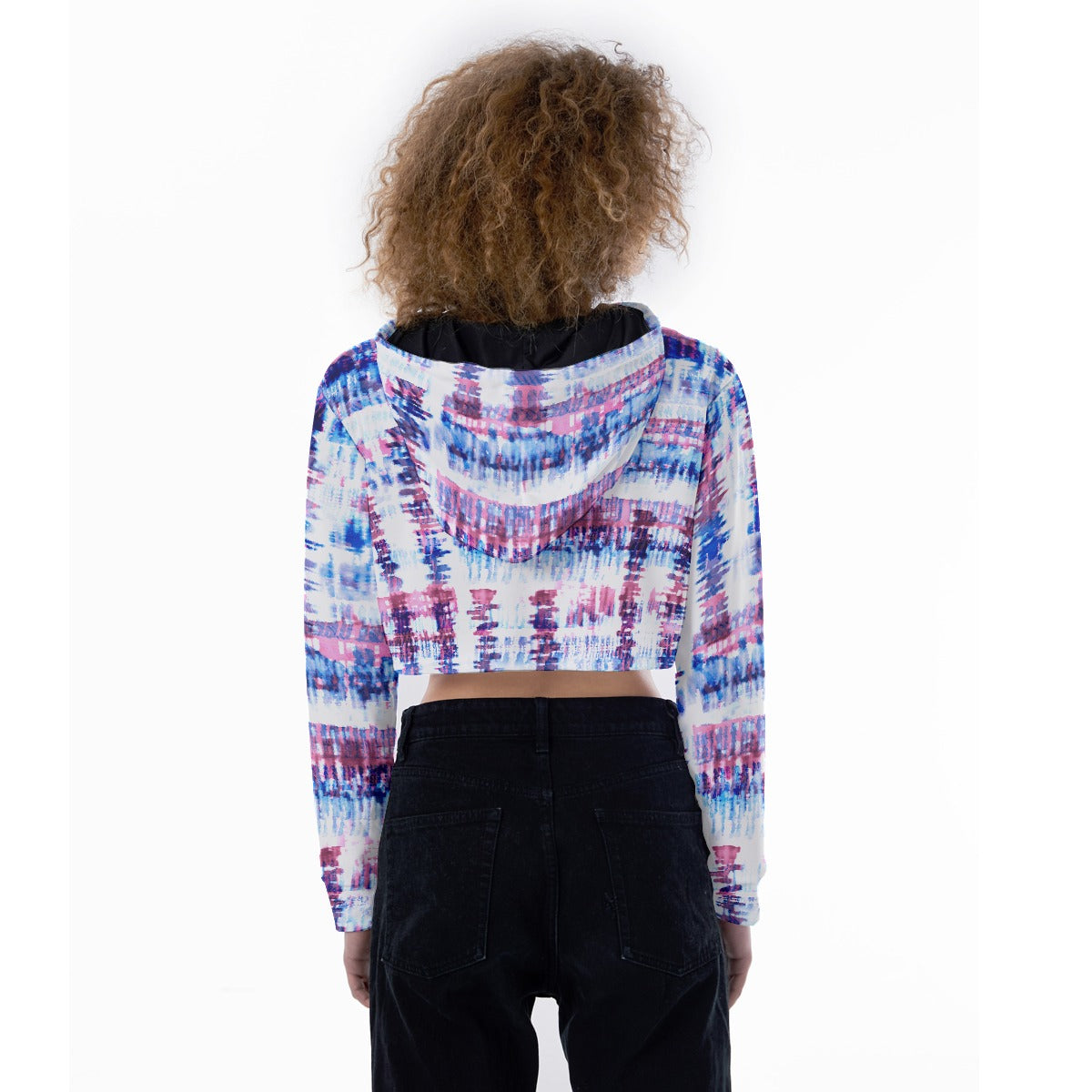 All-Over Print Women's Crop Top Hoodie