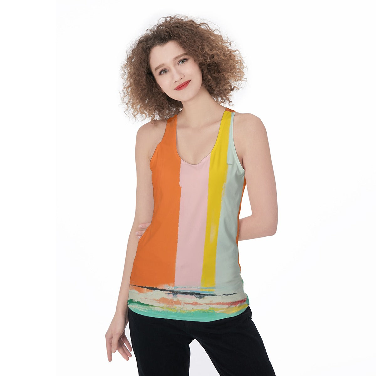 All-Over Print Women's Racerback Tank Top
