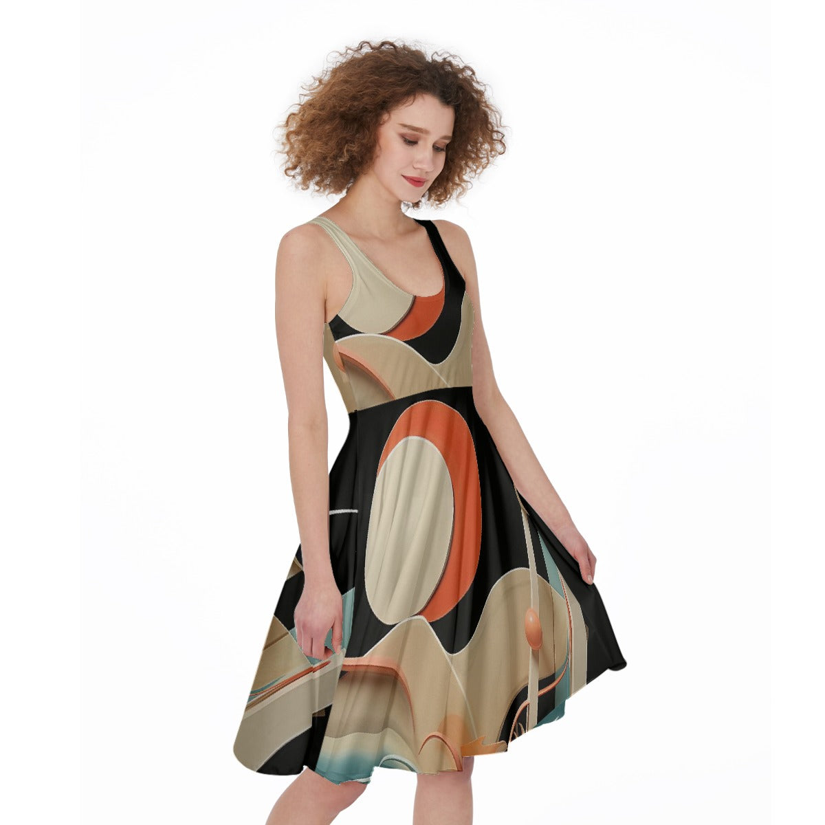 All-Over Print Women's Sleeveless Dress