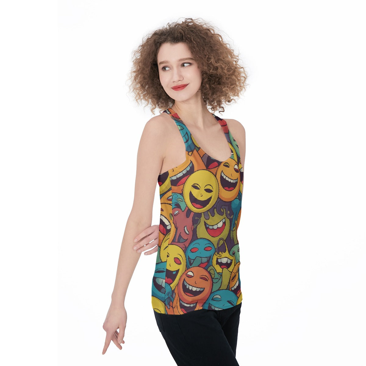 All-Over Print Women's Racerback Tank Top