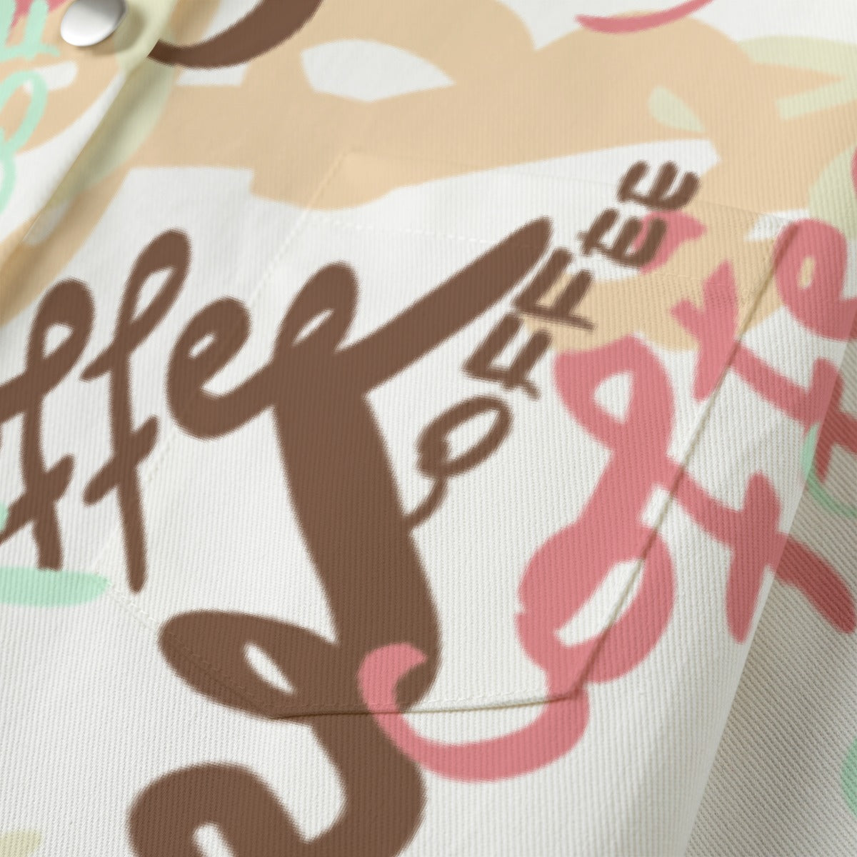 All-Over Print Women's Cropped Jacket | 245GSM Cotton