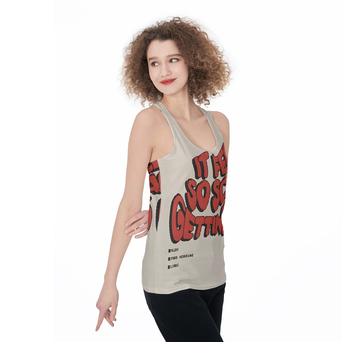All-Over Print Women's Racerback Tank Top
