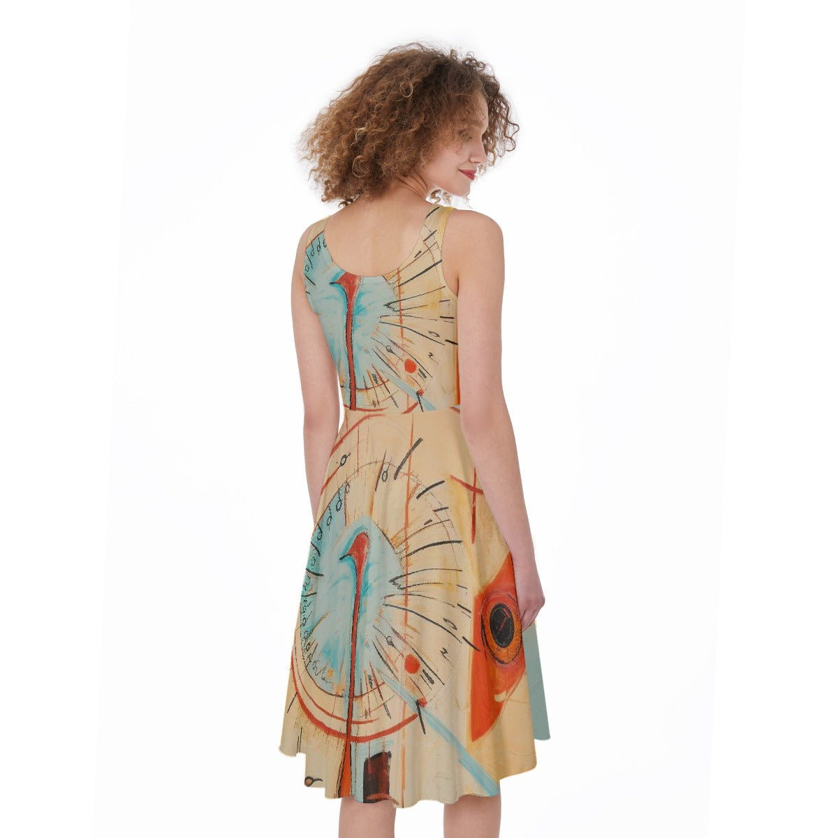 All-Over Print Women's Sleeveless Dress