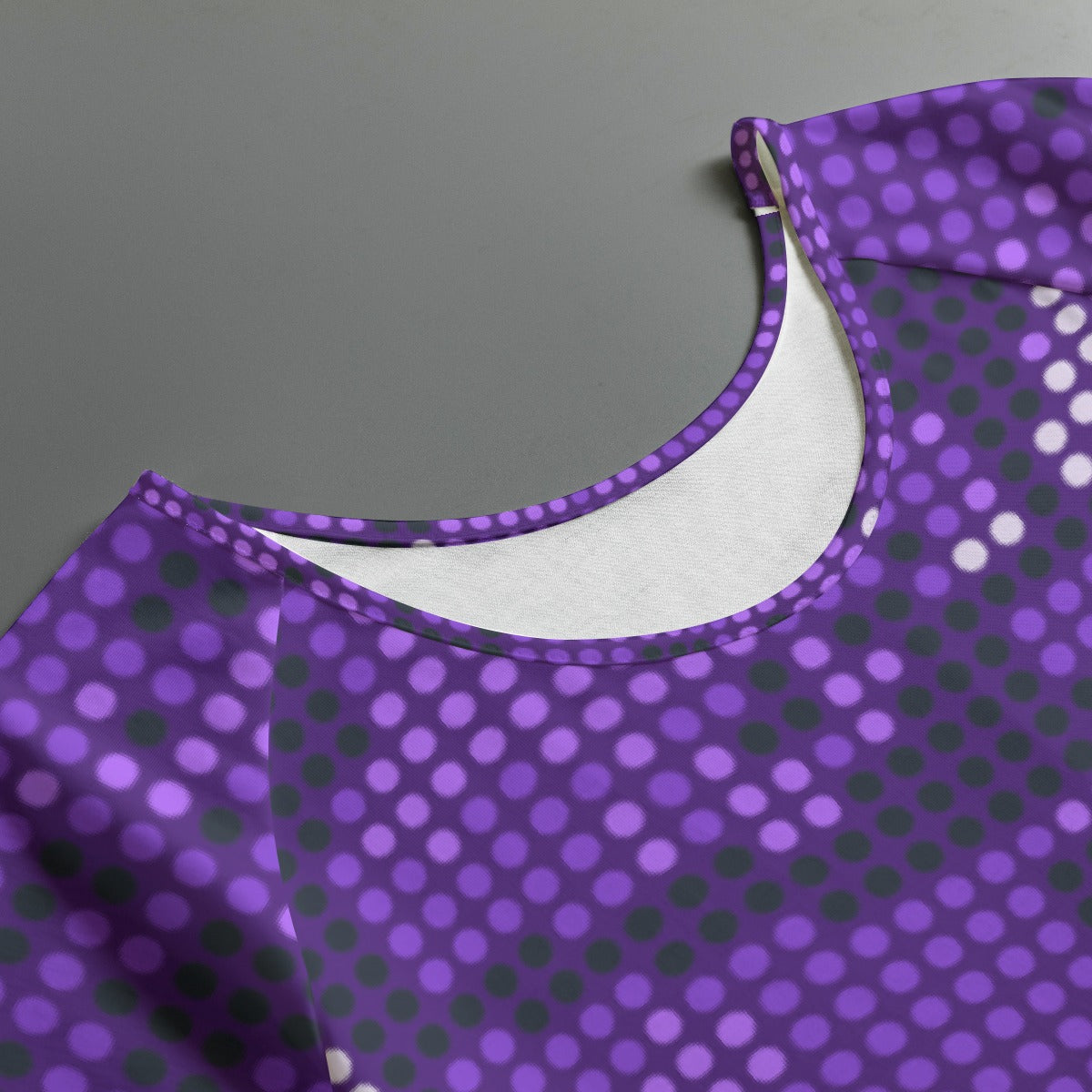 All-Over Print Women's Round Neck T-shirt With Raglan Sleeve