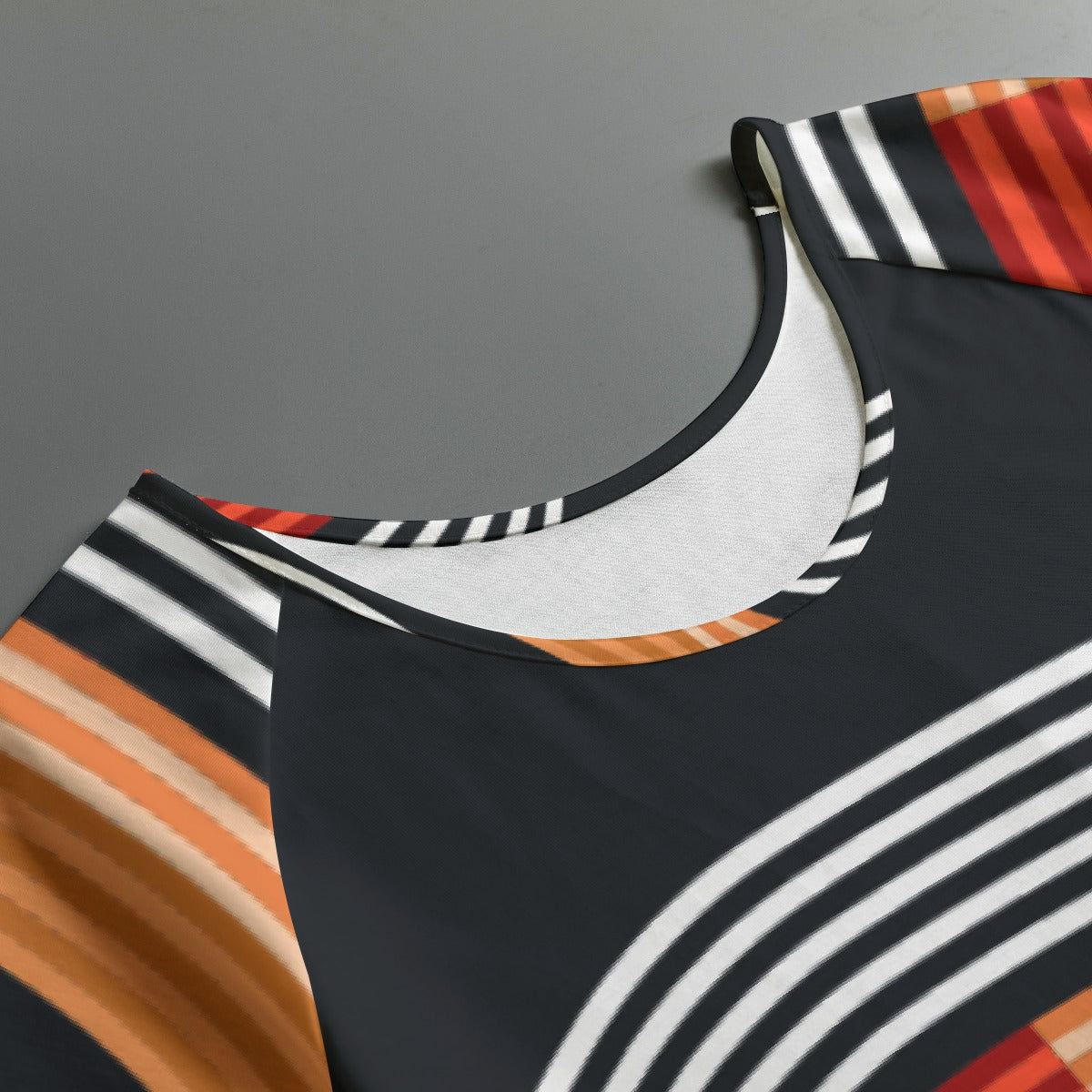 All-Over Print Women's Round Neck T-shirt With Raglan Sleeve